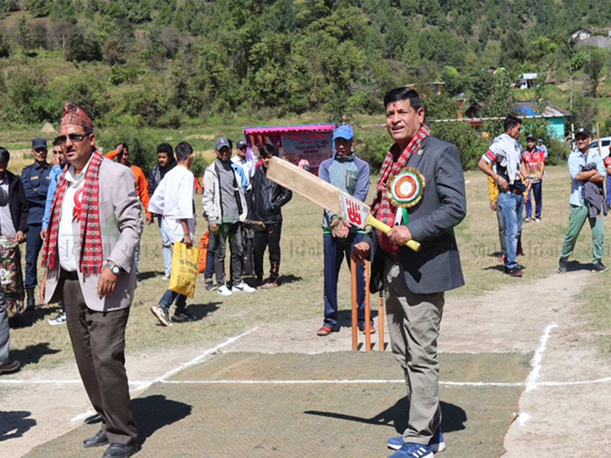 डडेल्धुरामा प्रथम ‘दिजगंगा मेमोरियल’ क्रिकेट प्रतियोगिता सुरु